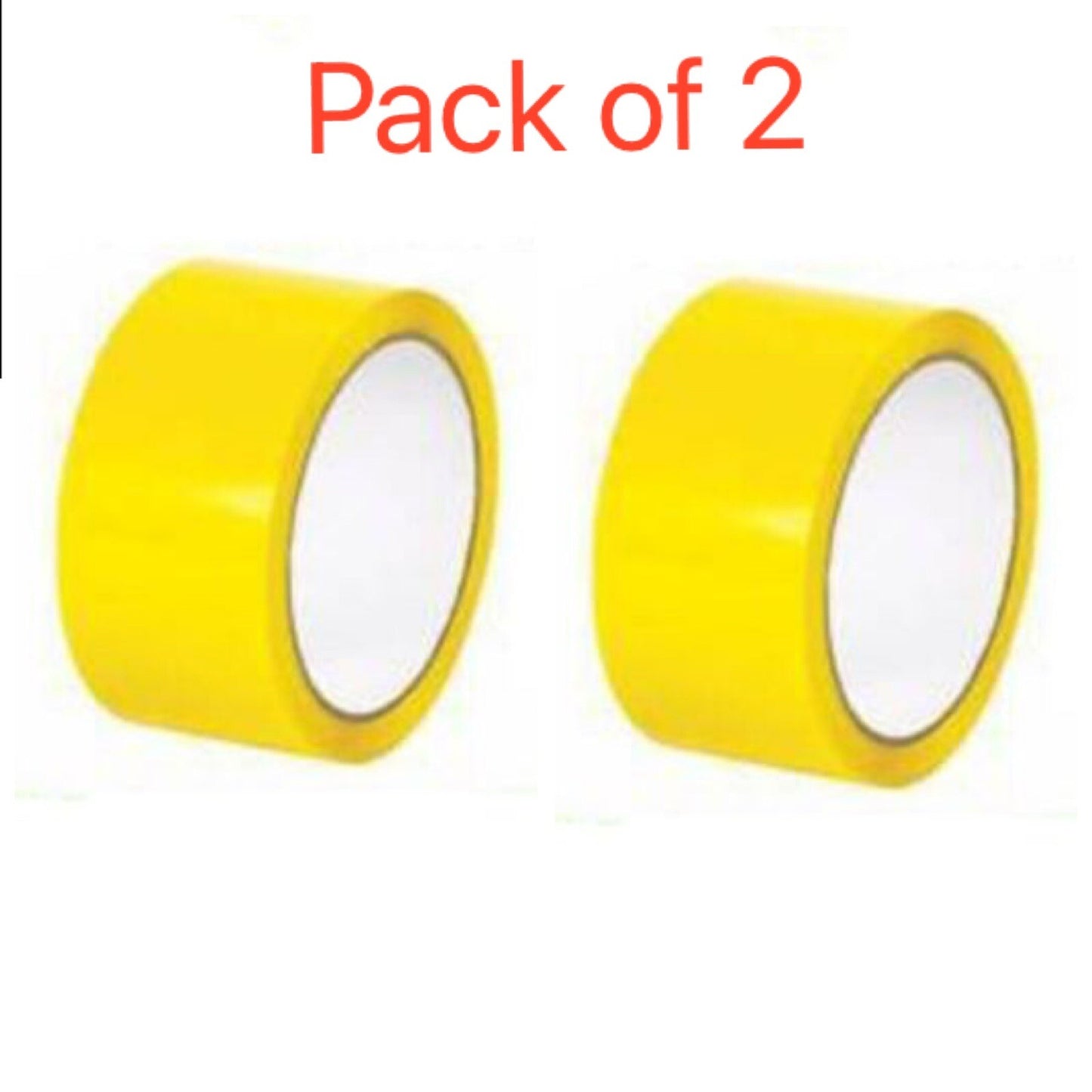 Coloured Strong Packaging Parcel Packing Tape 48mm x 66m Yellow