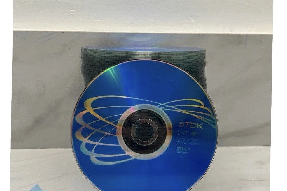 100 x TDK DVD-R 16x Speed 120Min 4.7GB Blank DVD Discs Spindle