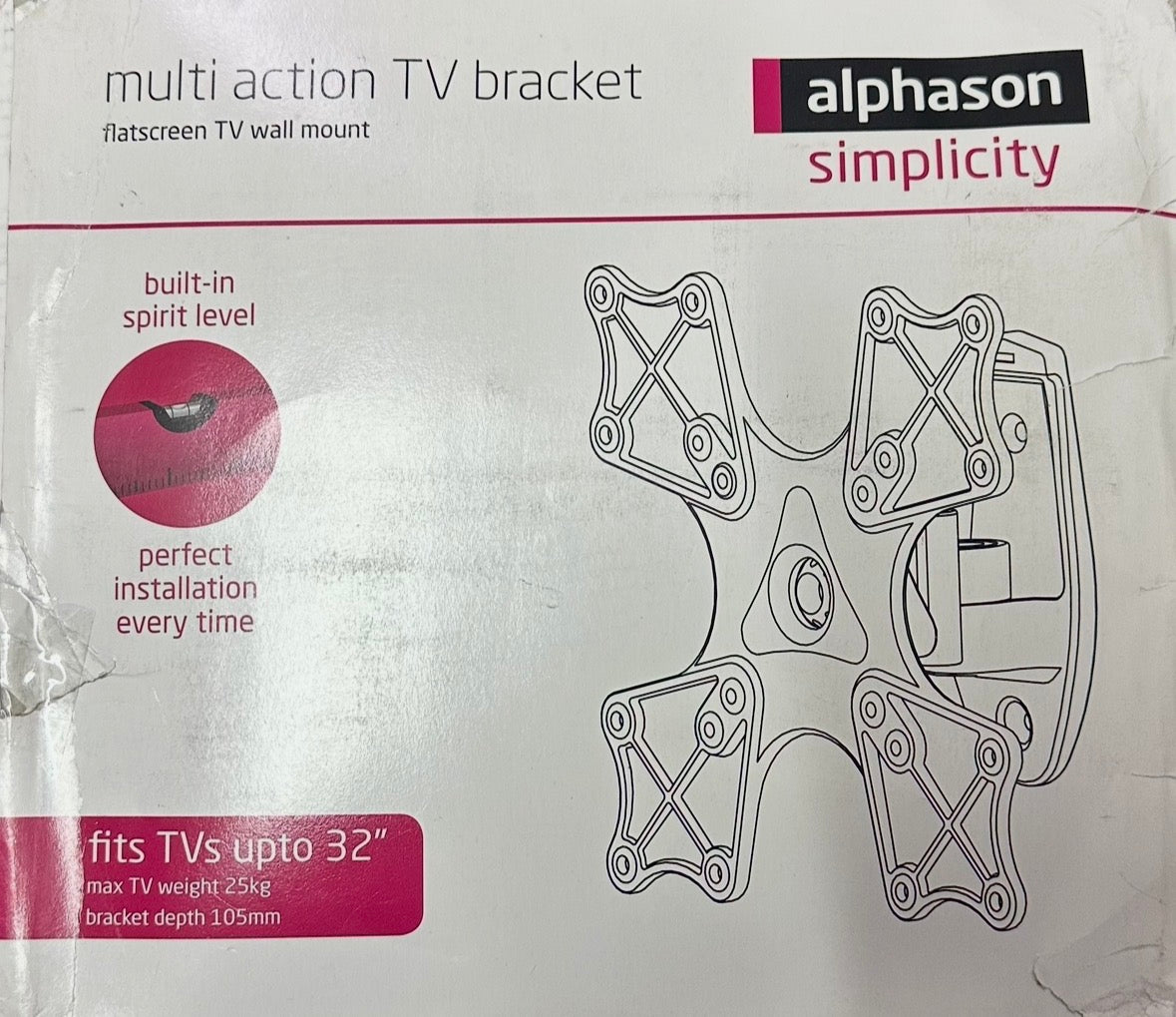 Alphason AB-M202MA Full-Motion TV Wall Mount