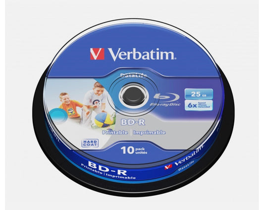 Verbatim BD-R SL 25GB Blu-ray Discs 10 Pack