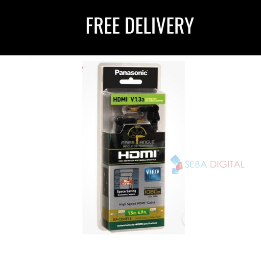 Panasonic (RP-CDHF15E-K) 1.5 m High Speed HDMI Cable