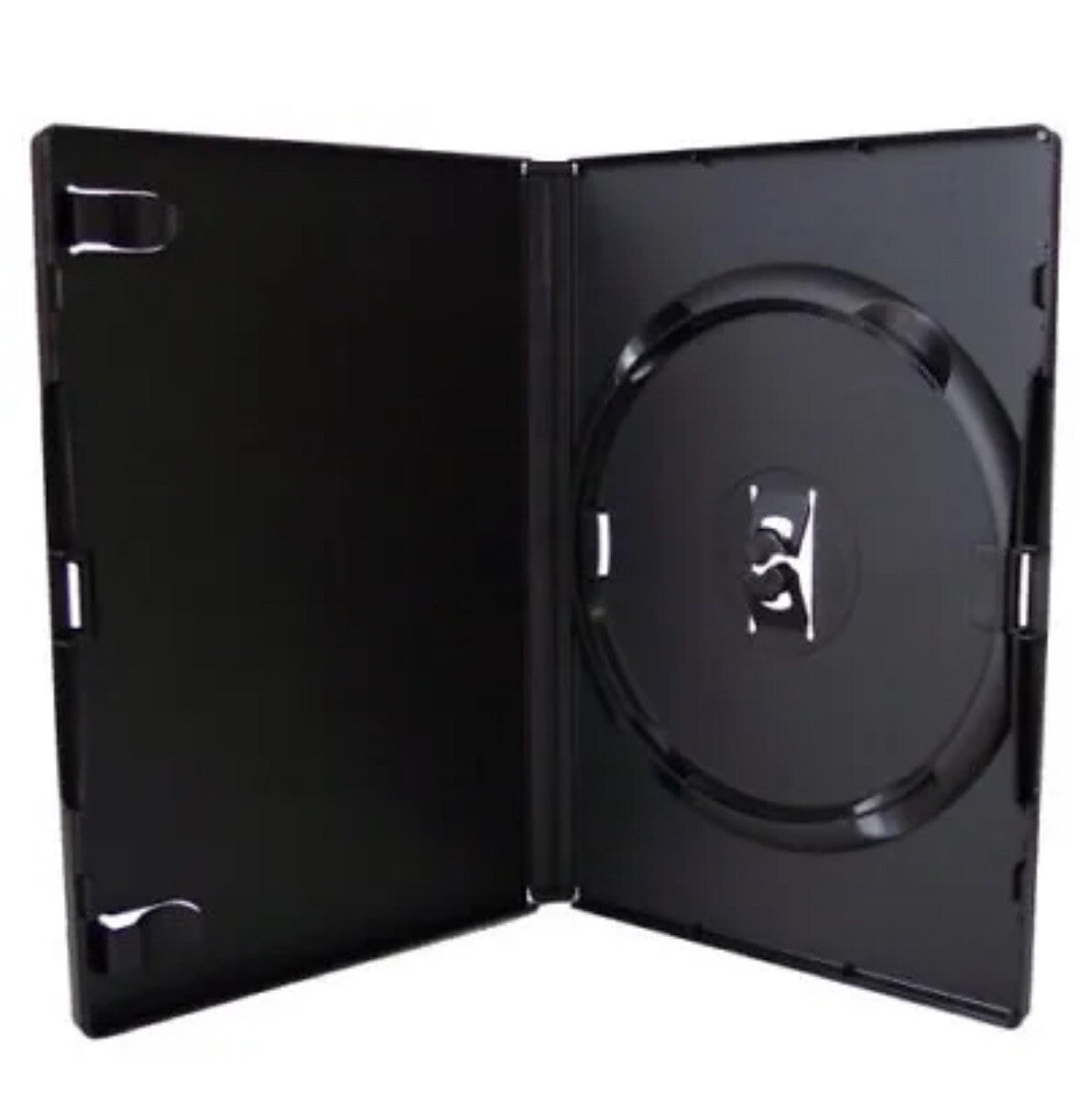 Single Black DVD 14mm for 1 Disc Spine New Empty Replacement Cases