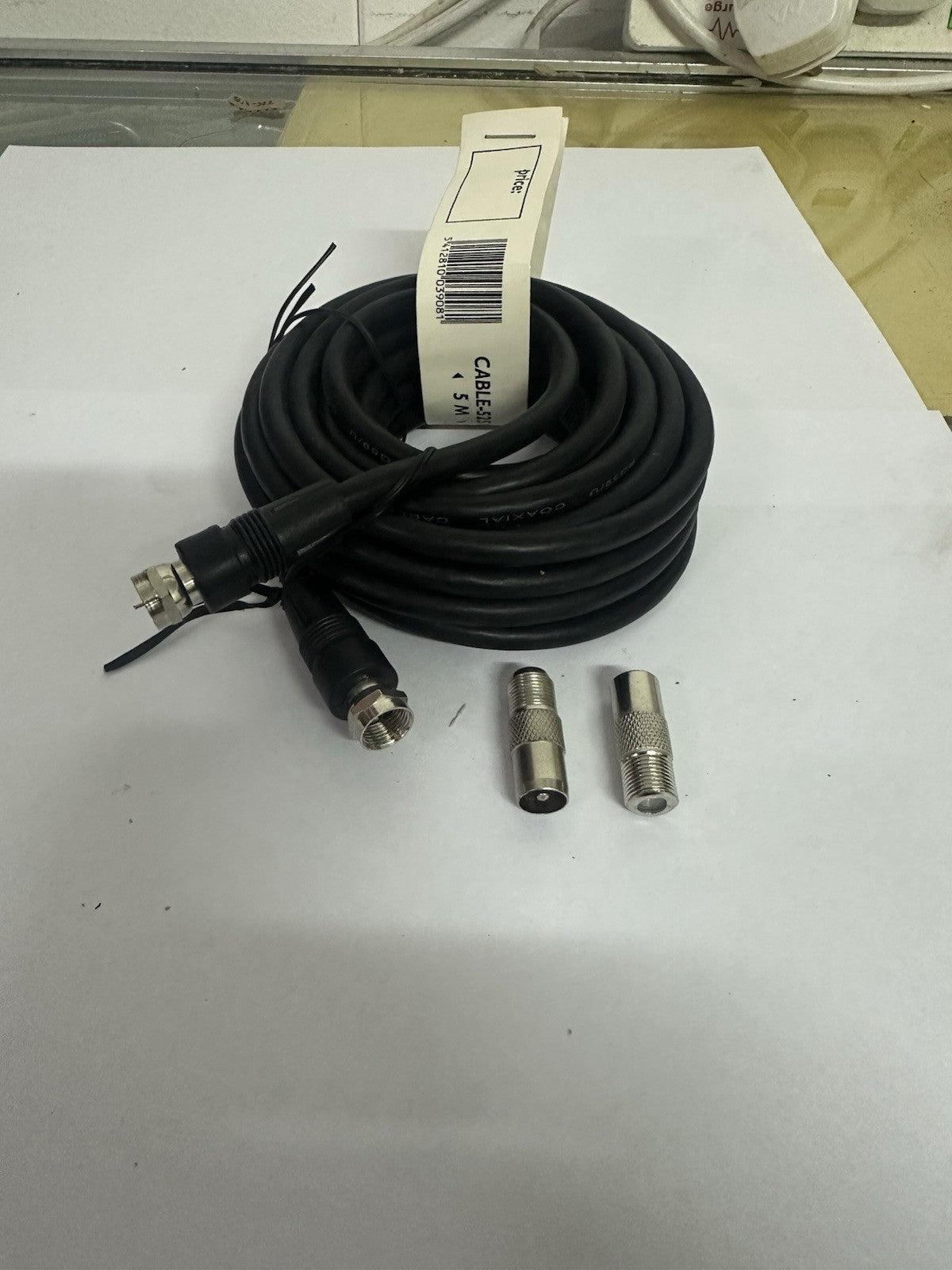 5M F Plug Satellite Cable Coaxial Cable Sky Freesat Virgin Freeview Tv Connector