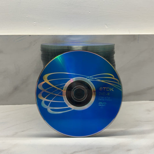 TDK DVD-R 4.7GB 16x Recordable Blank Discs Packs Of 25