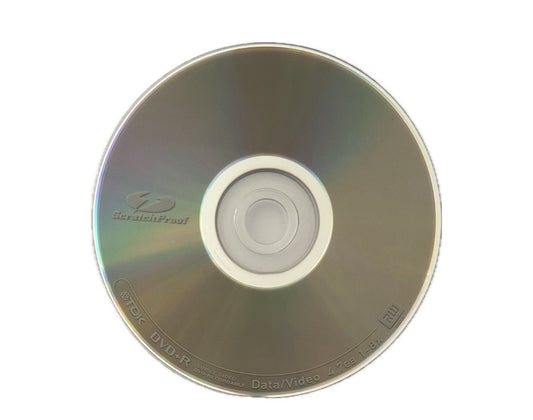 TDK DVD+R 4.7GB 1-8x Scratch Proof Discs In Plastic Sleeves Single ~ BRAND NEW