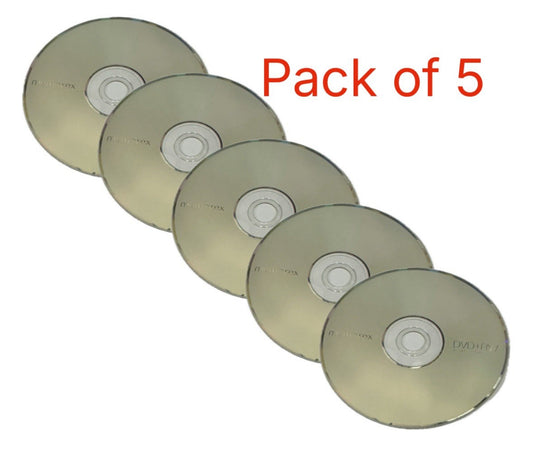 5 x Memorex DVD+RW Discs ReWritable Blank Disc in Sleeve 4x 4.7GB 120min