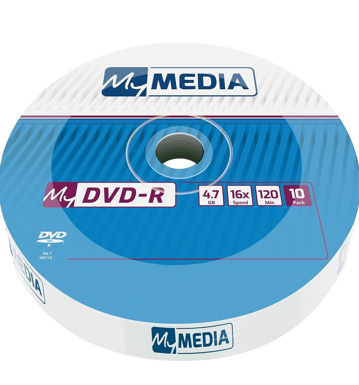 10 x Verbatim Mymedia Blank DVD-R 16x Discs 4.7GB 120 minutes — image 2