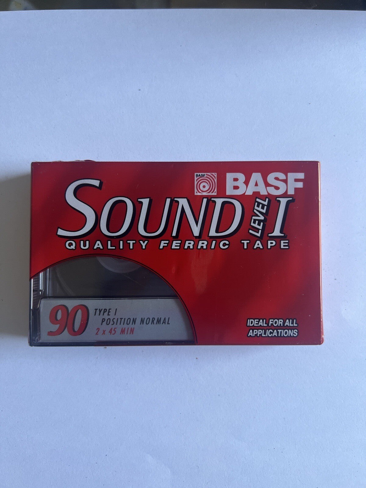 BASF Cassette Tape Sound Quality Ferric Tape 1 90 Minutes  New & Sealed