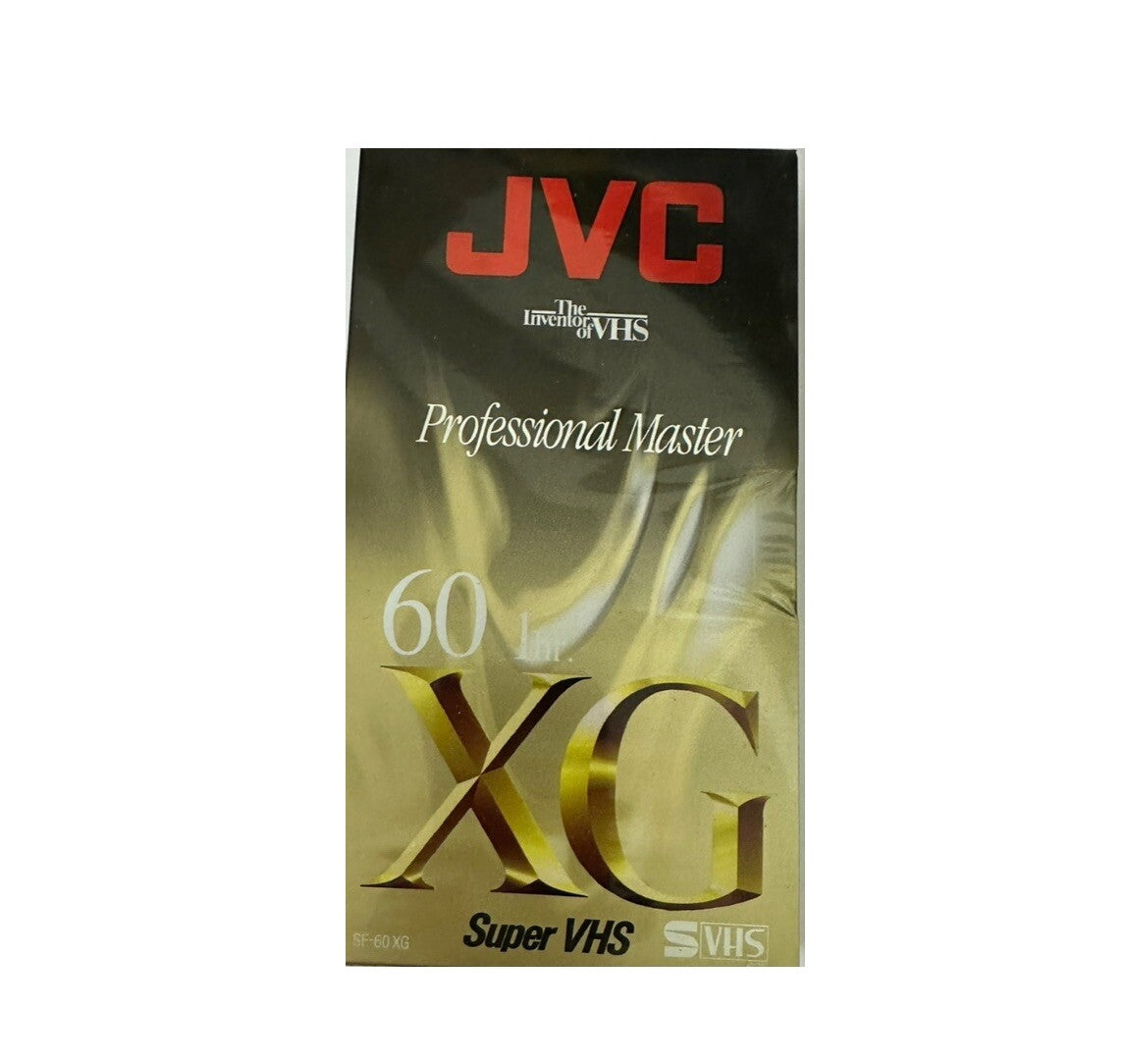 JVC XG60 PRO PROFESSIONAL MASTER SUPER VHS BLANK VIDEO CASSETTE