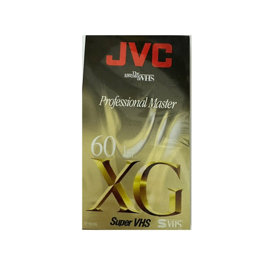 JVC XG60 PRO PROFESSIONAL MASTER SUPER VHS BLANK VIDEO CASSETTE