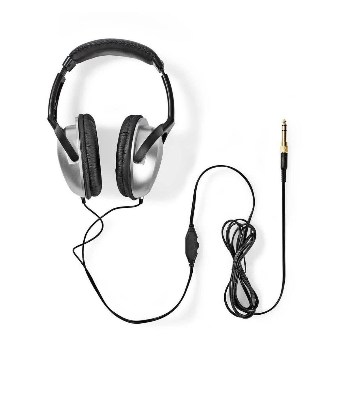 Nedis Over-Ear Hi-Fi TV Stereo Headphones with 6m Cable & Volume Control — image 2