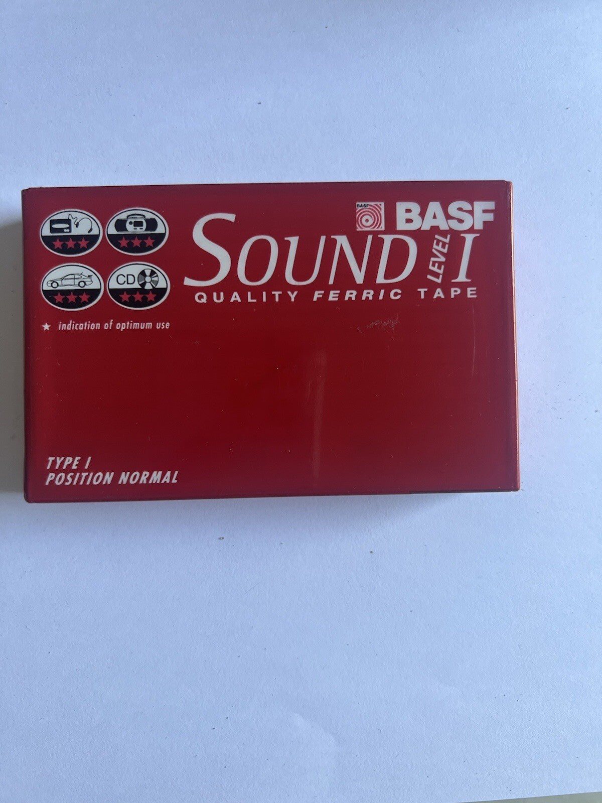 BASF Cassette Tape Sound Quality Ferric Tape 1 90 Minutes  New & Sealed — image 2