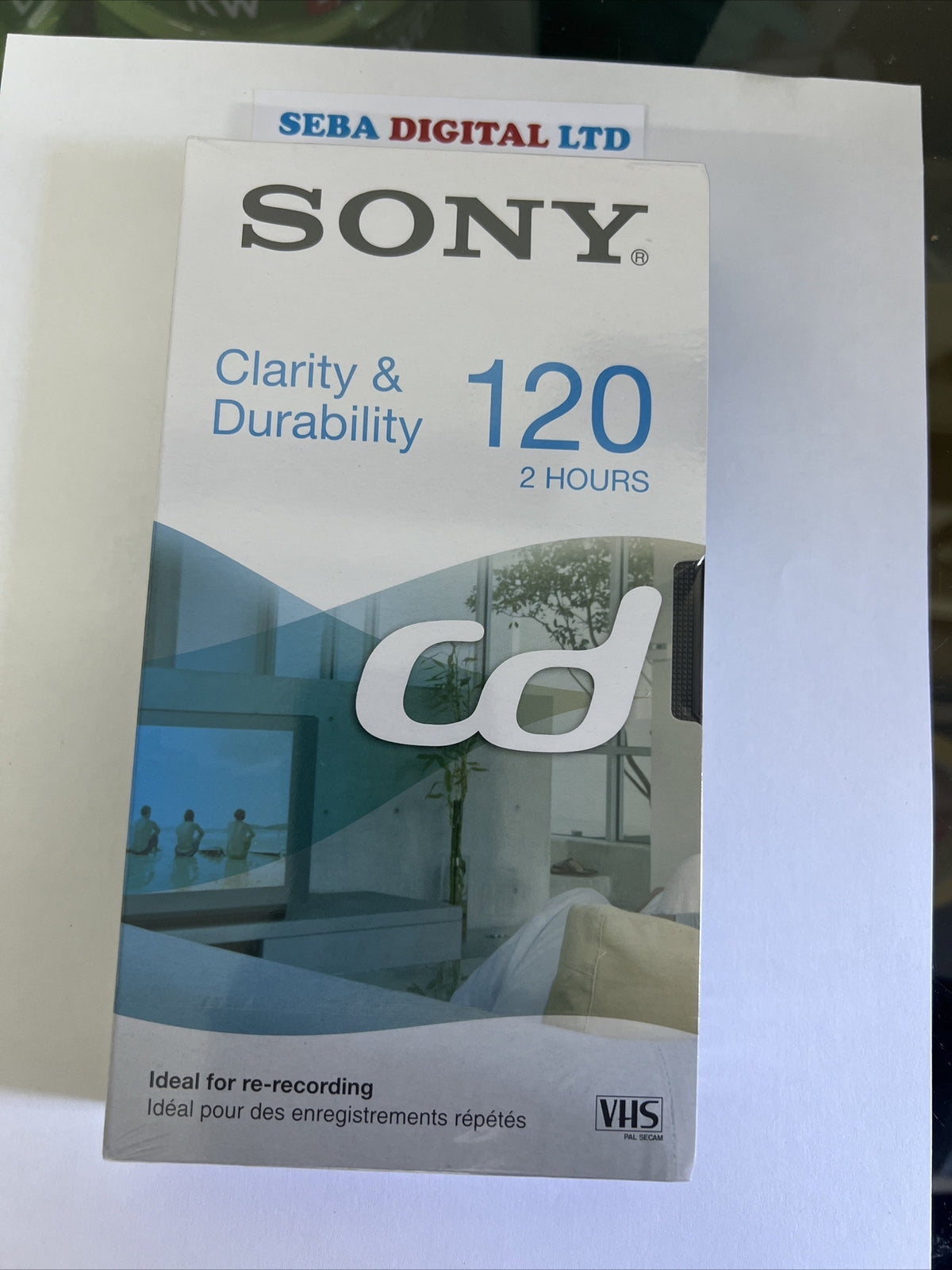 3 x SONY VHS VIDEO CASSETTE TAPES 120 2 HOURS BRAND NEW & SEALED