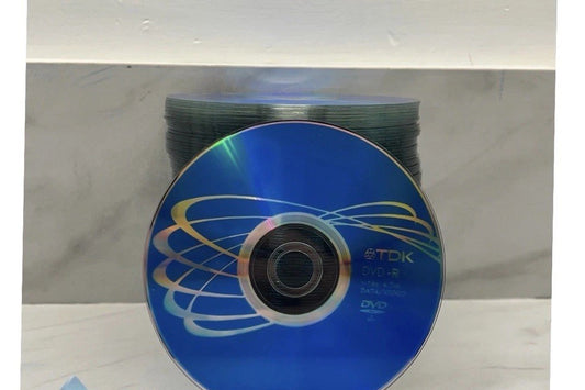 100 x  TDK DVD-R 16x Speed 120Min 4.7GB Blank DVD Discs Spindle
