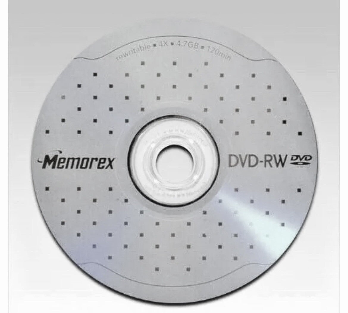 10 x Memorex Blank DVD-RW discs 2x 4.7GB 120 mins Rewritable With Sleeves — image 3