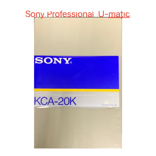 Professional VHS Sony Video Cassette Broadcast Standard KCA-20K 129meter U matic