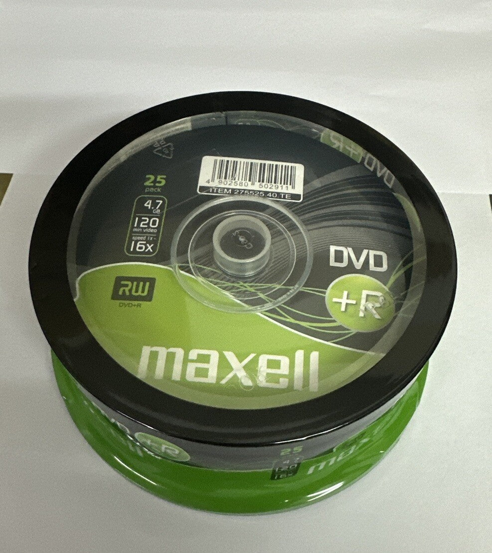 Maxell DVD+R  Recordable Blank DVD 4.7GB 120MINS 16X Speed  25 Pack — image 2