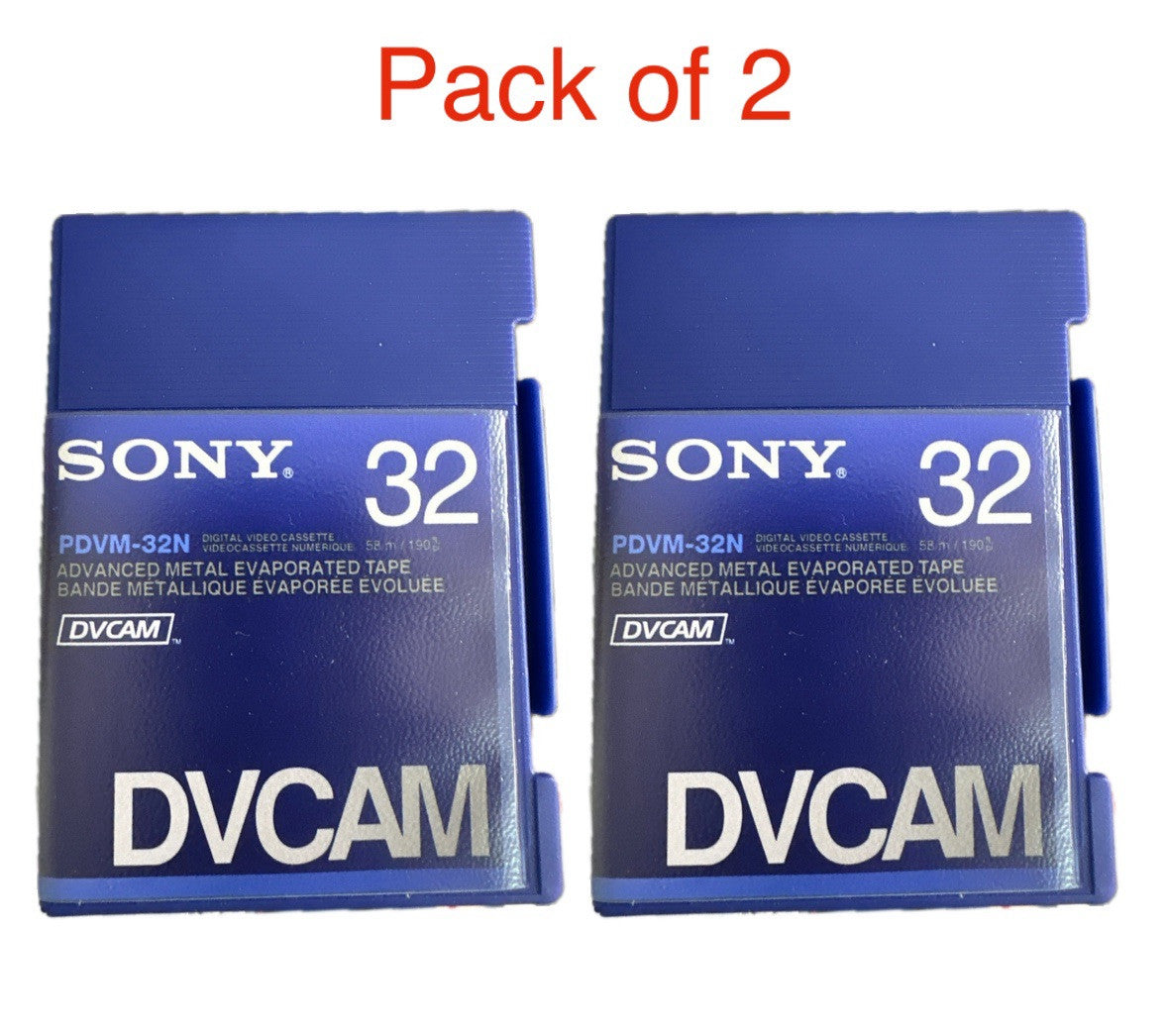 Sony BCT-32HD Digital HDVS HDCAM Pack of 2