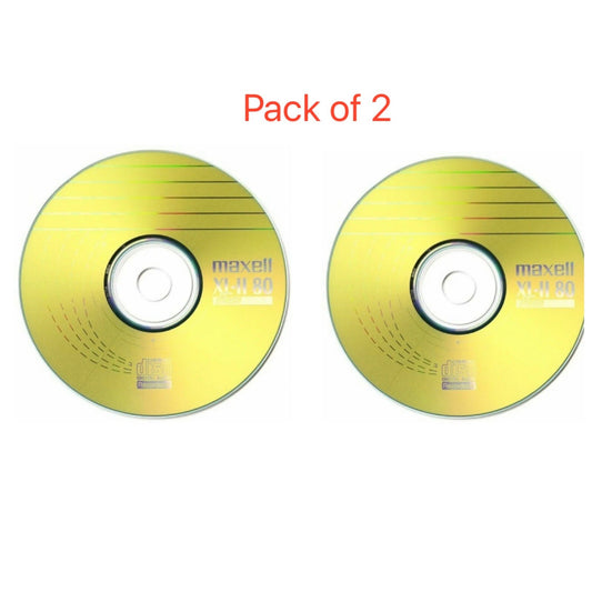 Maxell CD-R Audio XL-II Gold Digital Music Recordable Discs  & Sleeves