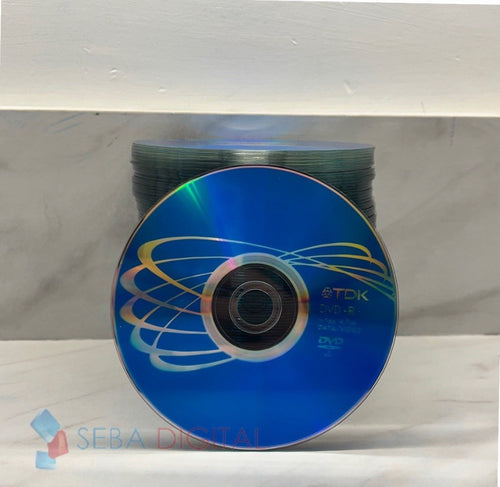 1 x TDK  DVD-R Blank Recordable Discs Logo Top 16x 4.7GB Value Pack Sleeve