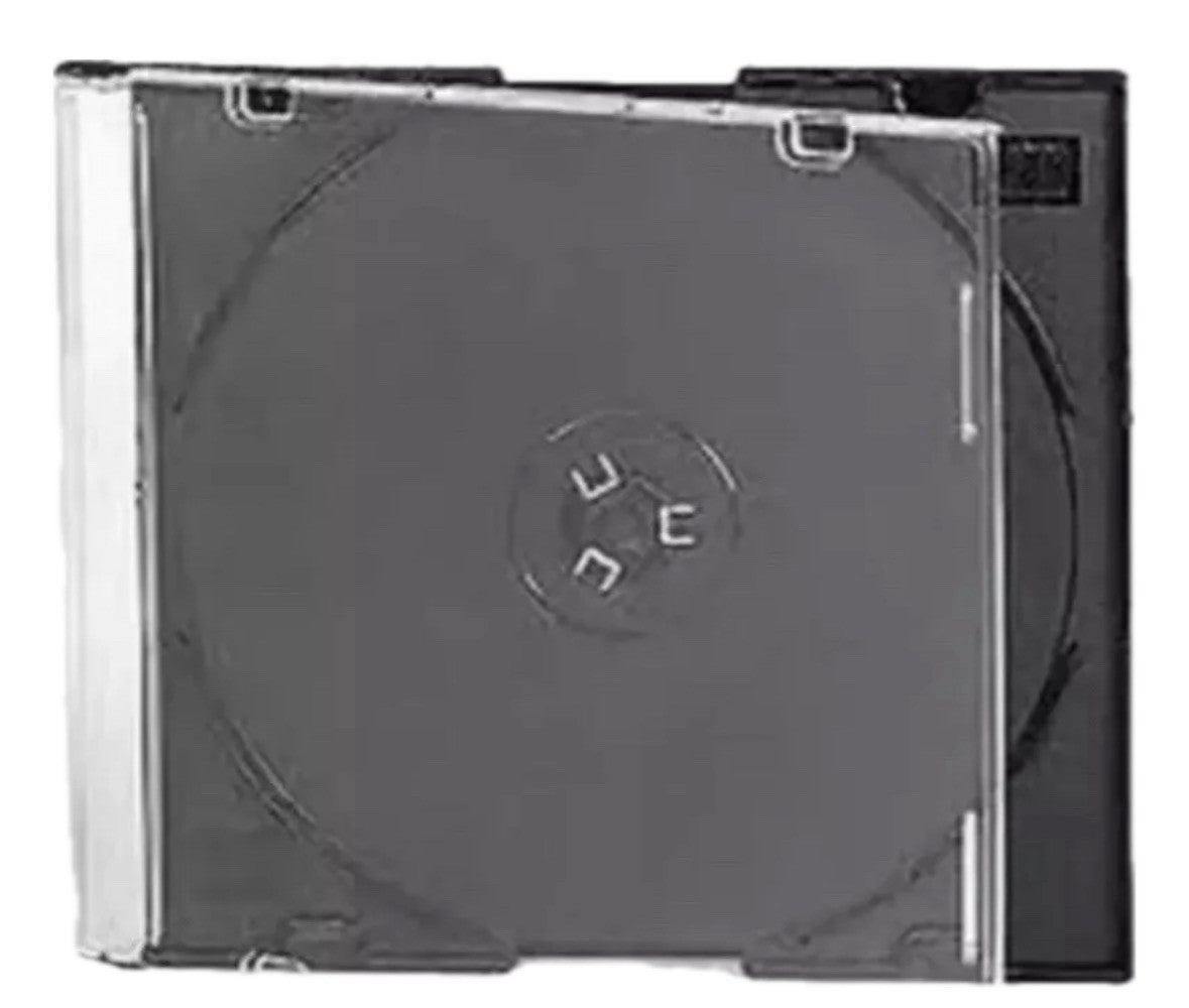 15 x Single Standard 10 mm CD Disc Jewel Case with Black Tray for 1 Disc — image 2