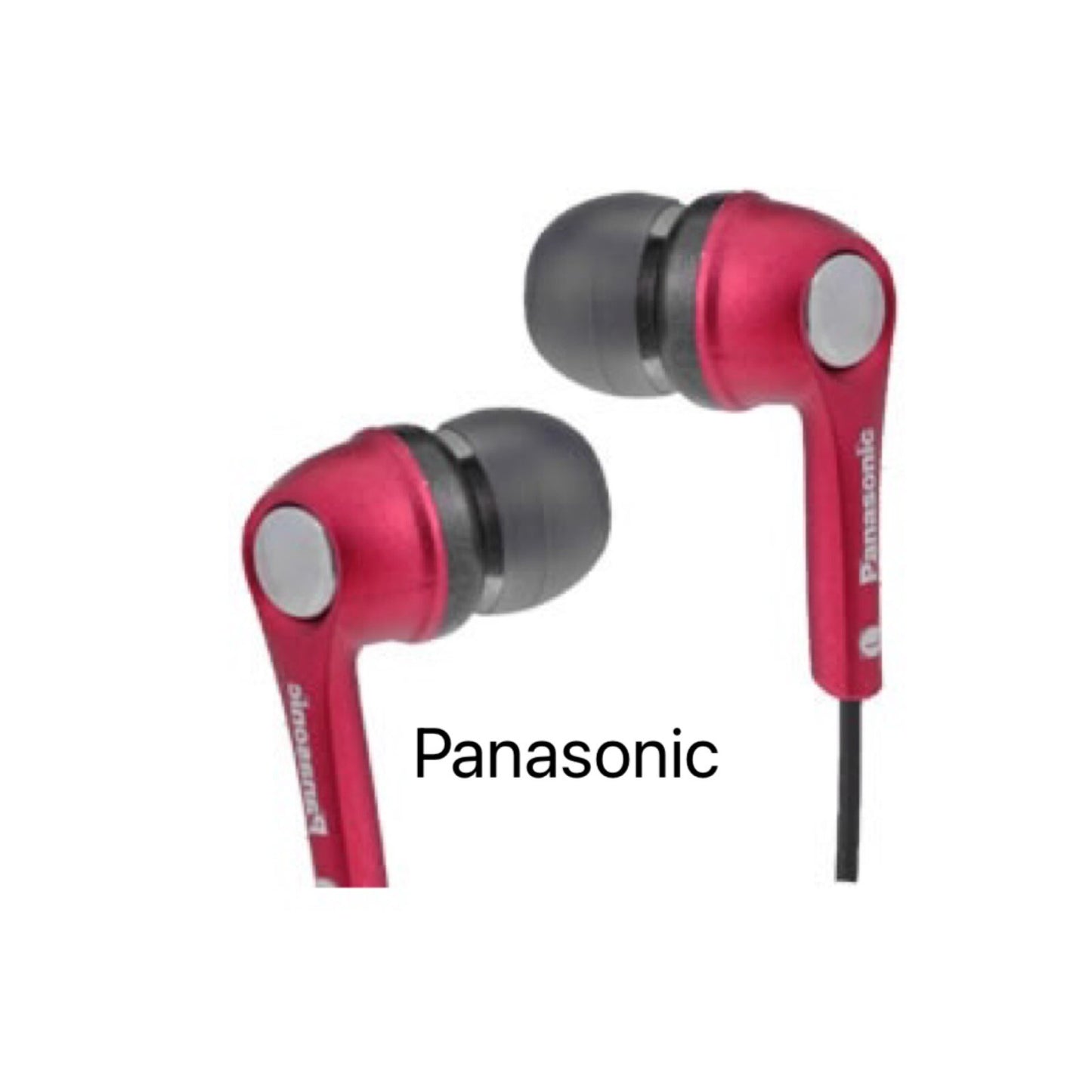 2 x Panasonic RP-HJE240E-R Ear Phones for iPod - Red — image 2