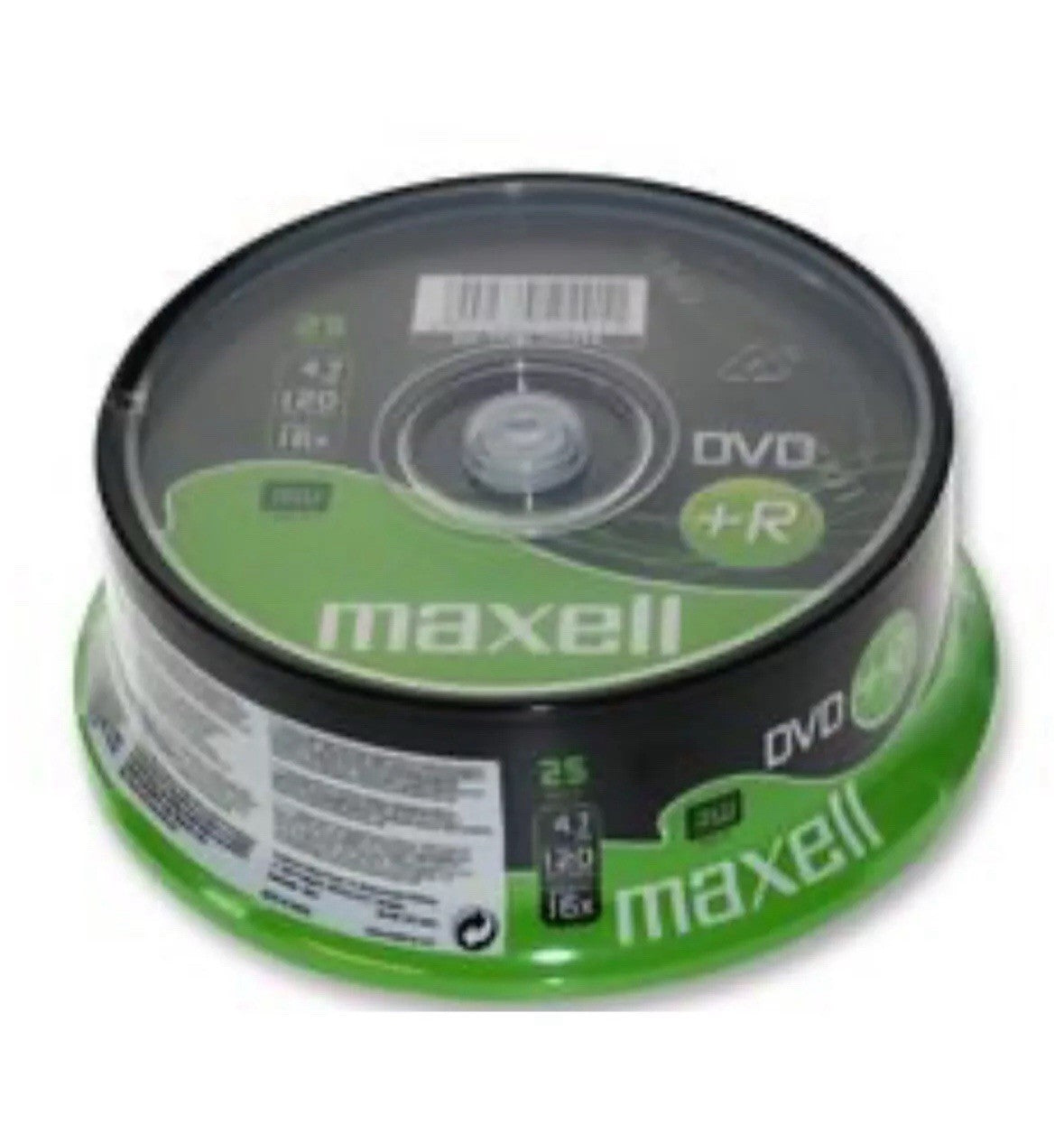 Maxell DVD+R |Recordable Blank DVD Discs Media 4.7GB 120MINS  25 Pack