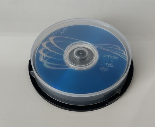 TDK DVD-R 4.7GB 16x Speed 120min Blank Recordable DVD Discs Pack Of 10